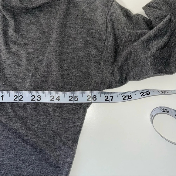 Brandy Melville Layla Dark Gray Hooded Tunic Sweatshirt One Size Women’s - Picture 8 of 12
